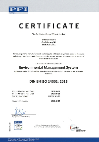 Environmental Management System DIN EN 14001:2015