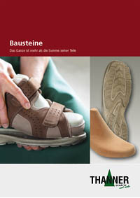Components for custom-made orthopaedic footwear