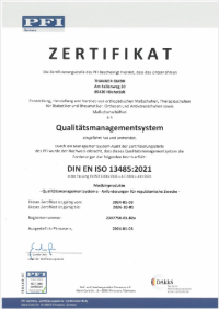 Qualitätsmanagement DIN EN 13485:2016